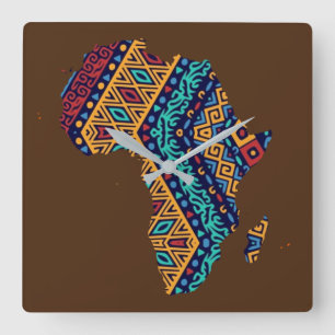 Afrika Vierkante Klok