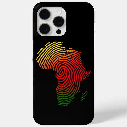 Afrika vingerafdruk, zwarte geschiedenis, gelijke  Case-Mate iPhone case (Achterkant)