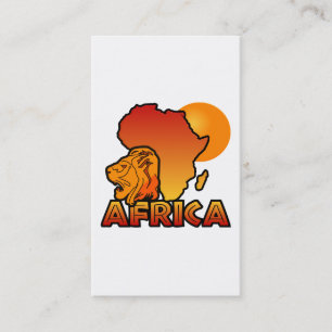Afrika-visitekaartjes - pas aan visitekaartje