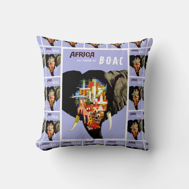 Afrika ~ Vliegen daar Kussen (Voorkant)