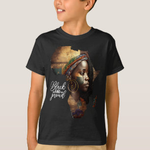 Afrika Voor Vrouwen Zwarte Geschiedenis Maand Afri T-shirt