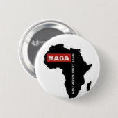 Afrika weer geweldig maken ronde button 5,7 cm (Voorkant /achterkant)
