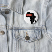 Afrika weer geweldig maken ronde button 5,7 cm (In situ)