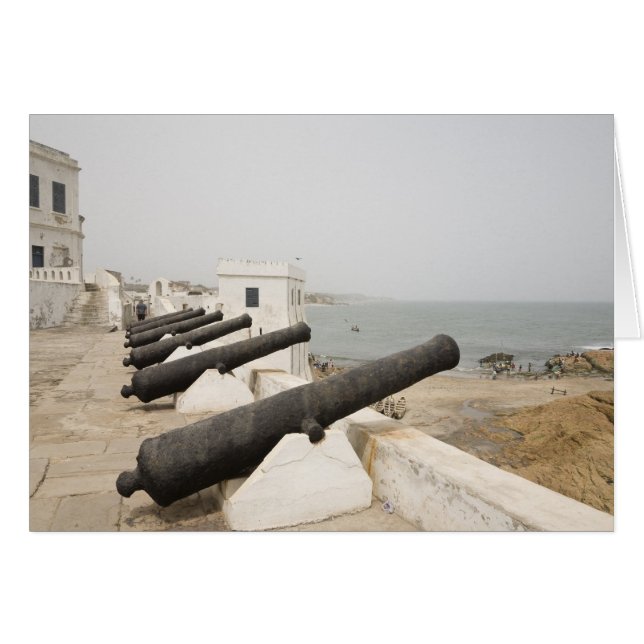 Afrika, West-Afrika, Ghana, Elmina. Kanonnen bewak (Voorkant Horizontaal)