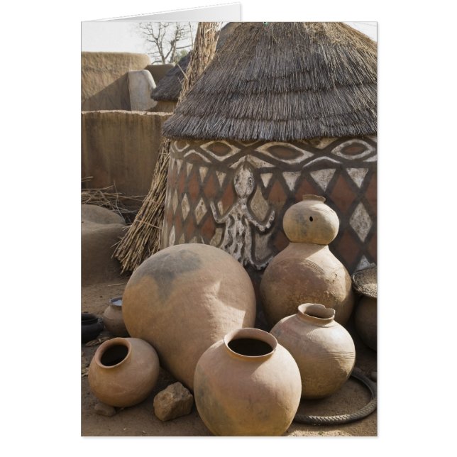 Afrika, West-Afrika, Ghana, Sirigu. handgemaakt (Voorkant)