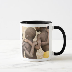 Afrika, West-Afrika, Ghana, Yendi. Close-upopname Mok