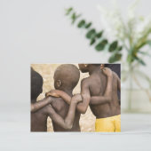 Afrika, West-Afrika, Ghana, Yendi. Sluiten Briefkaart (Staand voorkant)