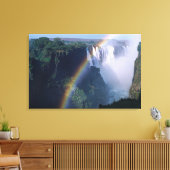 Afrika, Zimbabwe. Victoria Herfsten Canvas Afdruk (Insitu (Woonkamer))