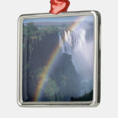 Afrika, Zimbabwe. Victoria Herfsten Metalen Ornament (Links)