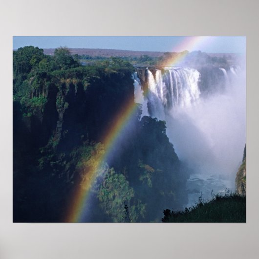 Afrika, Zimbabwe. Victoria Herfsten Poster (Voorkant)