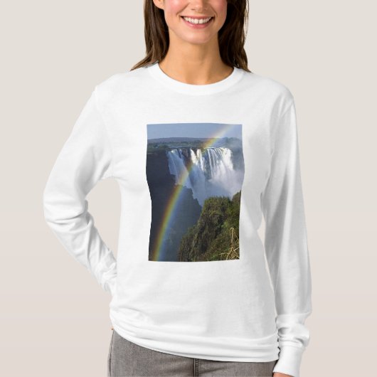 Afrika, Zimbabwe, Victoria-Herfsten T-shirt (Voorkant)