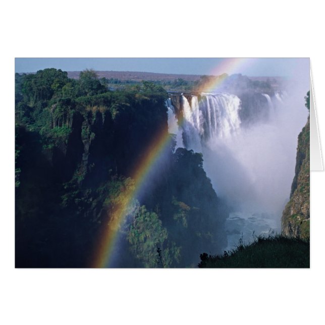 Afrika, Zimbabwe. Victoriawatervallen (Voorkant Horizontaal)