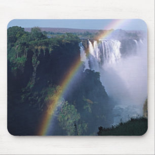 Afrika, Zimbabwe. Victoriawatervallen Muismat