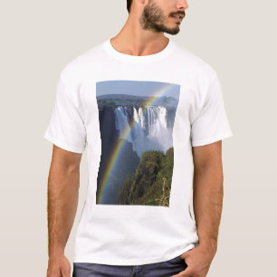 Afrika, Zimbabwe, Victoriawatervallen T-shirt