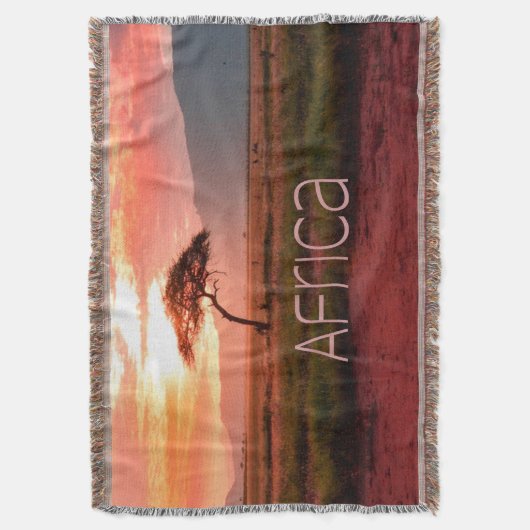 Afrika - ZonneAfrika Deken (Voorkant Verticaal)