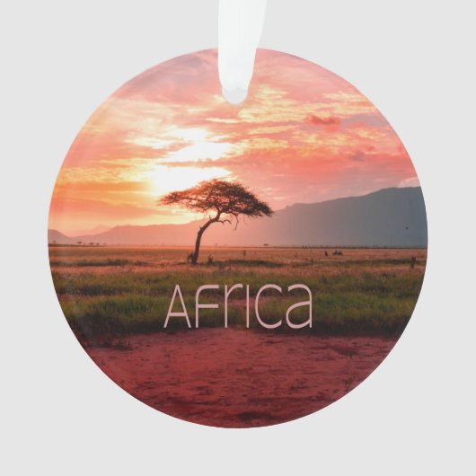 Afrika - ZonneAfrika Ornament (voorkant)