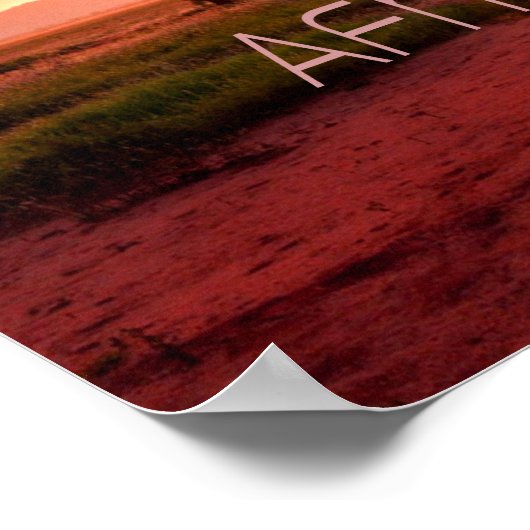 Afrika - ZonneAfrika Poster (Hoek)