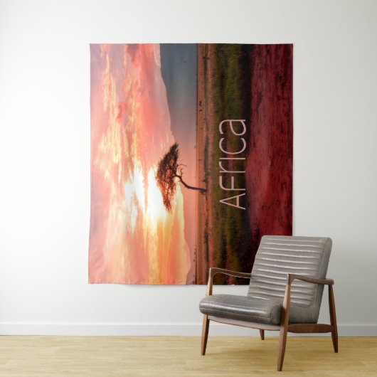 Afrika - ZonneAfrika Wandkleed (In situ)