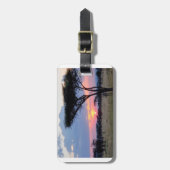 Afrika - zonsondergang 3 bagagelabel (Voorkant verticaal)