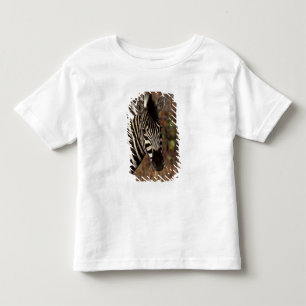 Afrika, Zuid-Afrika, Kruger NP Zebra-portret Kinder Shirts