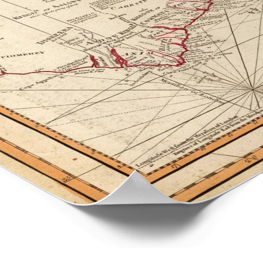 Afrika Zuid Poster (Hoek)