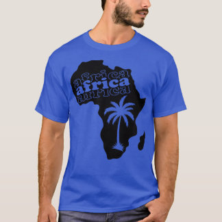 Afrika zwart t-shirt
