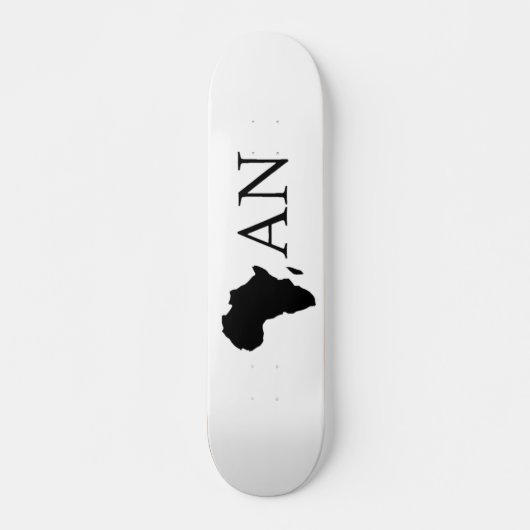afrikaAN Skateboard (Voorkant)