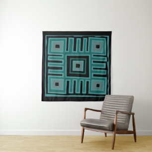 Afrikaans abstract modern patroon canvas print wandkleed