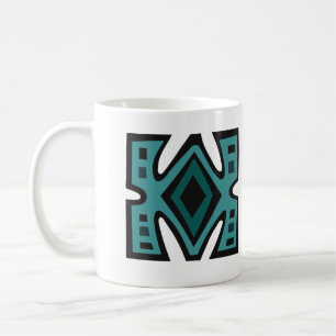 Afrikaans abstract modern patroon koffiemok