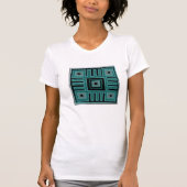Afrikaans abstract modern patroon t-shirt (Voorkant)