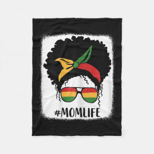 Afrikaans Amerikaans Afro Moeder Leven Zwart Moede Fleece Deken