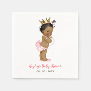 Afrikaans-Amerikaans Baby shower Napkin Servet