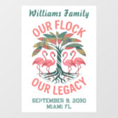 Afrikaans-Amerikaans Familiefamilie-erfenis Reünie Raamsticker (Vel)