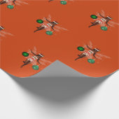 Afrikaans Amerikaans Kerstfee Verpakkend Document Cadeaupapier (Hoek)