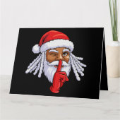 Afrikaans-Amerikaans kerstfeest decor Kaart (Voorkant)