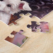 Afrikaans Amerikaans Meisje Puzzel Legpuzzel (Zijkant)