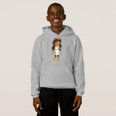 Afrikaans-Amerikaans meisje, schilder, schilder, p (Voorkant volledig)