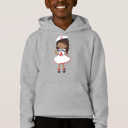 Afrikaans-Amerikaans meisje, schipper, schipper, Z (Voorkant)