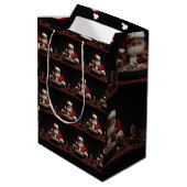 Afrikaans Amerikaans Sinterklaas Snoep Medium Cadeauzakje (Achterkant Gekanteld)