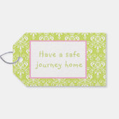 Afrikaans-Amerikaanse Ballerina: "Dank u" Gift Lab Cadeaulabel (Achterkant Horizontaal)