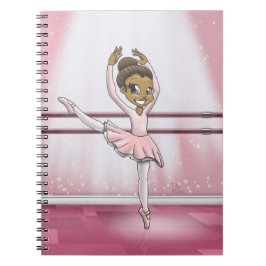 Afrikaans-Amerikaanse Ballerina Notitieboek
