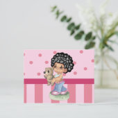 Afrikaans-Amerikaanse Briefkaart (Staand voorkant)