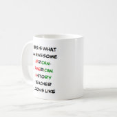 afrikaans - amerikaanse geschiedenisleraar , gewel koffiemok (Voorkant links)