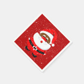 Afrikaans-Amerikaanse Kerstman Kerstvakantie Servetten (Hoek)