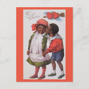 -Afrikaans-Amerikaanse Valentijn Briefkaart