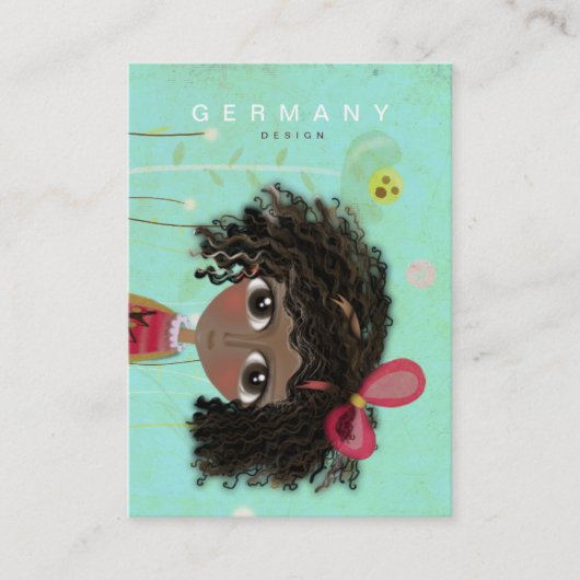 Afrikaans-Amerikaanse Visitekaartje (Voorkant)