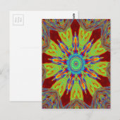 Afrikaans-Aziatisch Europees etnisch patroon Briefkaart (Voorkant / Achterkant)