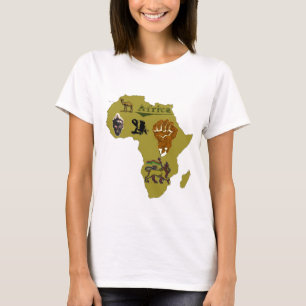 Afrikaans continent t-shirt