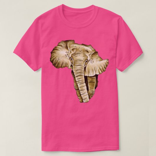 Afrikaans continent t-shirt (Design voorkant)