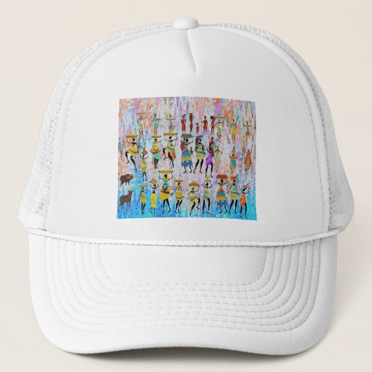 Afrikaans dorp trucker pet (Voorkant)